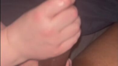 PAWG Jacking off BBC Handjob