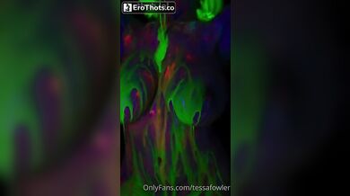Tessa Fowler Neon Body Paint OnlyFans