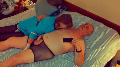 Granny Nurse Cosplay Blowjob - Carmen Angel Deep Throat New Year Cumshot