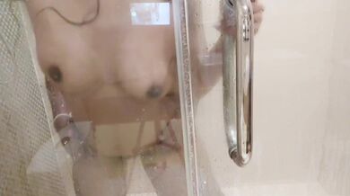 Honeymoon Couple First Night Hot Shower Part 2