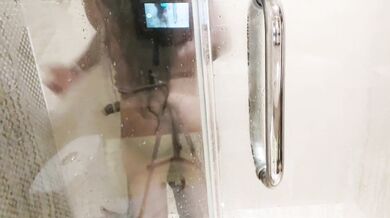 Honeymoon Couple First Night Hot Shower Part 2