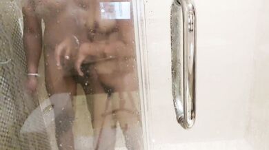 Honeymoon Couple First Night Hot Shower Part 2