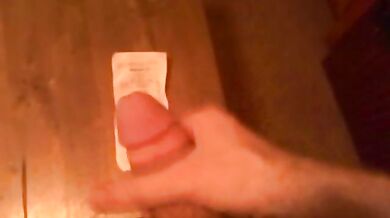 cumming on the most expensive gas receipt I've ever had