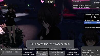 Seleka-san who Exposes unnoticed with Naked Coat - Speedrun FAIL