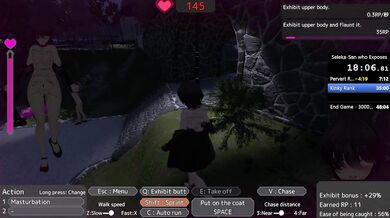 Seleka-san who Exposes unnoticed with Naked Coat - Speedrun FAIL