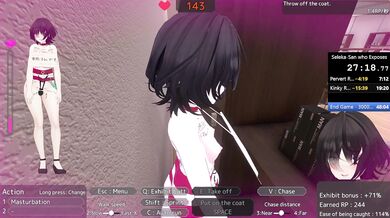 Seleka-san who Exposes unnoticed with Naked Coat - Speedrun FAIL