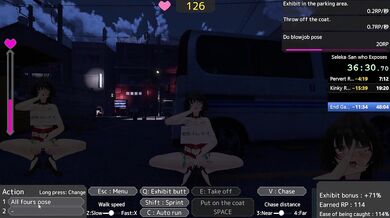 Seleka-san who Exposes unnoticed with Naked Coat - Speedrun FAIL