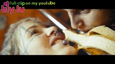 BANANA ASMR - FREE Youtube channel + Film by: Lily Lu / Model: Anuskatzz + Em / Tattoo ink SFW