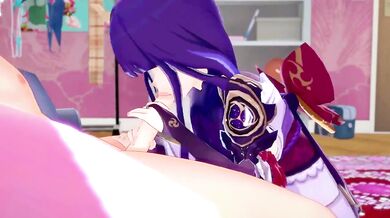 Raiden Shogun Mei Fucking rough in the room Genshin impact | Full movie on PTRN Fantasyking3 porn