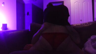 Sex on couch with young cam model couple