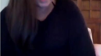 Nerdy Girl With A Big Ass Having Fun