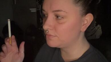 Bed time smoke sesh- full vid going on OF