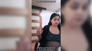 Nicole Passat at the Gym and then Eating and Laying Down Fat Belly ????