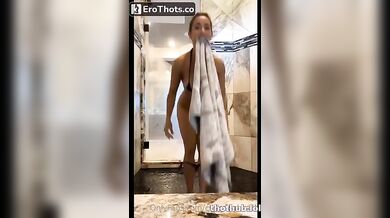 Christina Kahlil pussy rub short