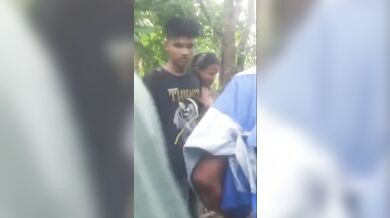 Indian Couple Caught In Jangal