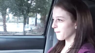 Teen Brunette creampied, CUMS SUPER HARD at Teens Auditions for Dad