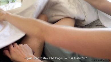 Hot Stepmother And Son Share a Hotel Bed