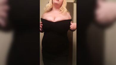 BBW Strips and Plays with Her Huge Tits