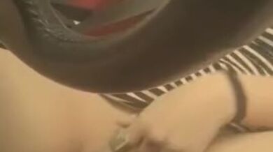 Masturbating on the way to work