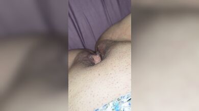 I got so wet touching my pussy secretly under the blanket.#1