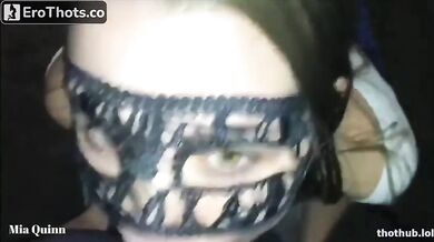 Mia Quinn Parking Lot blow and piss drink