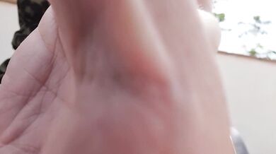 THE NEIGHBOUR CAUGHT ME OLAYING WITH MY PUSSY OUTSIDE