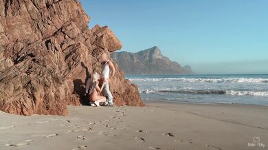 Did I get to sex heaven? PURE PLEASURE WITH CUTE ANGEL ON A BEACH