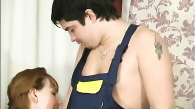 Russian Step Mother And Tv Guy