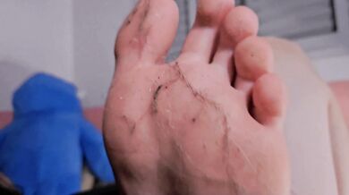 Pés Sujos Cum Eating Instruction