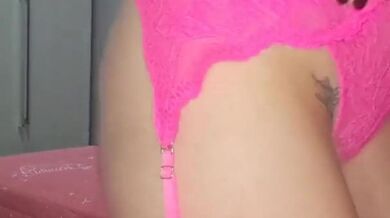 Brazilian girl showing off and masturbating