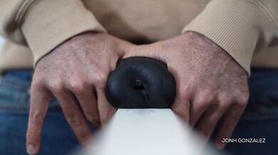 Humping Fleshlight And loud Moaning Cumshot - Intense Hard Moaning - Male Sex Toy