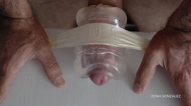Hard Fucking Clear Fleshlight an Moaning Loud