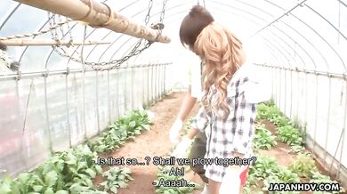 Adorable Blonde Gal Rara Gets Rammed Outdoors