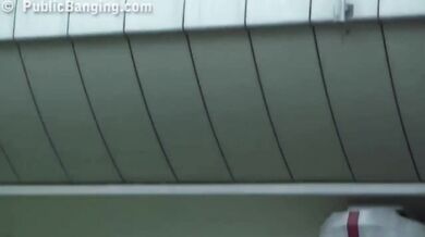 Public Threesome MMF On Country Hillside