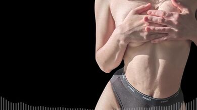 F4F | ASMR Audio Porn for women | Let me suck your tits so I'm not so scared!