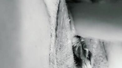 Solo play with fat cock