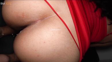 A brunette and Latina college girl with a big ass, has amateur anal sex, after the party...