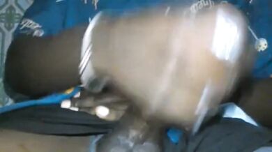 ???? BIG BLACK COCK HUGE CREAMPIE