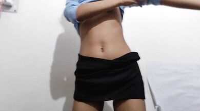 My Girlfriend fingering for me to horney. I'm also horney to fuck my girlfriend Part-1