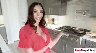 Stepmom worshipped stepsons huge cock cock (Ariella Ferrera)