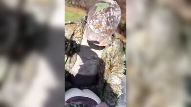 Hunt Cunt choking the Turkey's. Gobble Gobble