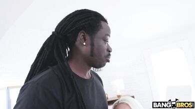 Blanche Bradbury - Big Fake Tits Milf Has Interracial Sex With Freddy - Blanche Bradburry