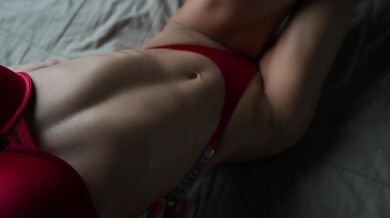 slim body with big breasts in beautiful lingerie