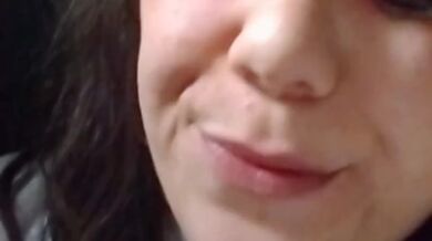 sfw chewing gum smoking fetish with dentures