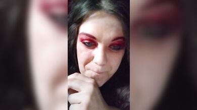 sfw chewing gum smoking fetish with dentures