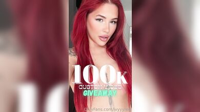 ***I HIT 100K ??*** Everyone with **REBILL** on is automatic.. by ivyyyred from OnlyFans | Coomer
