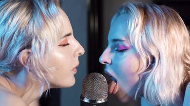 ASMR Double Licking Blue Yeti Mic
