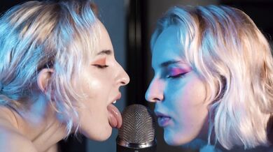 ASMR Double Licking Blue Yeti Mic