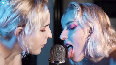 ASMR Double Licking Blue Yeti Mic