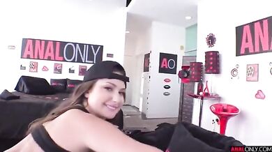 Analonly Bella Blu Bangs It Out Huge Asian Tits